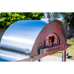 WPPO Karma 55 304 Stainless Steel Commercial Wood-Fired Oven - Green Vista Living
