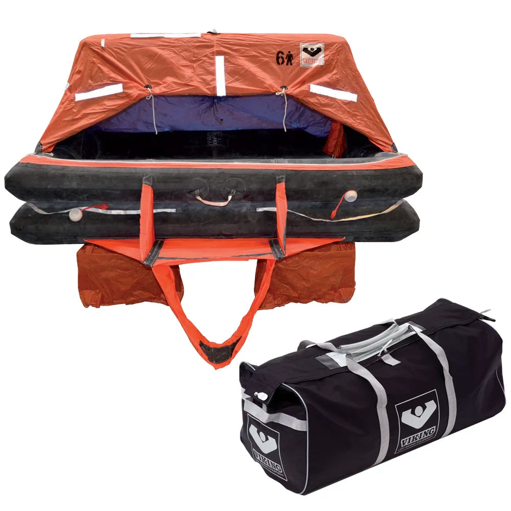 VIKING Coastal Life Raft 6 Person Valise [L006CL0015ACJ] VIKING