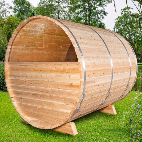 Dundalk Leisurecraft Canadian Timber Serenity MP Barrel Sauna | 4 Persons - Green Vista Living