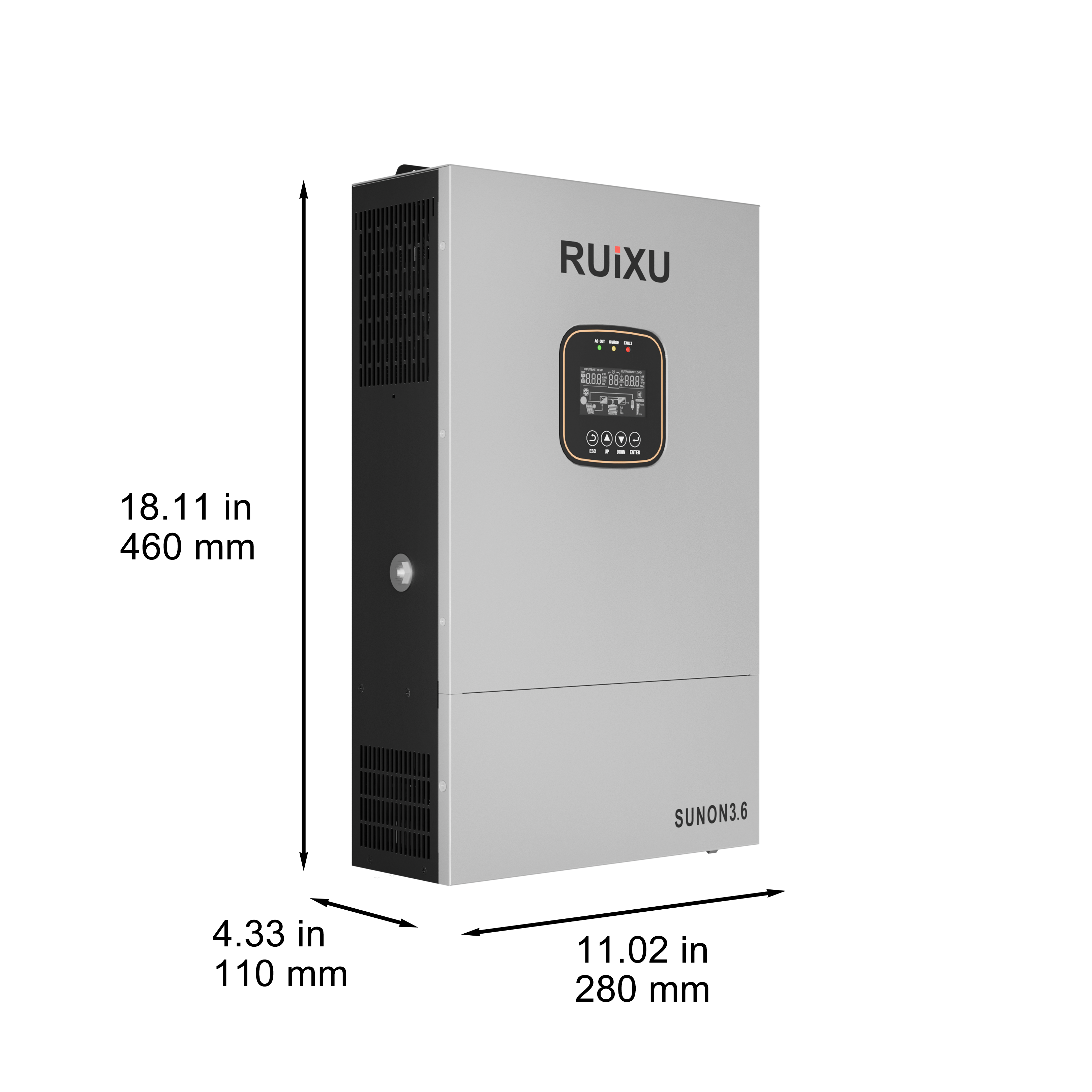 RUiXU Single-Phase Off-Grid Inverter | SUNON3.6 | 3.6kW | UL1741 RUiXU