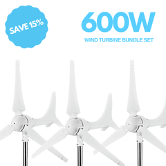 Automaxx Windmill 600W Home Wind Turbine Generator Kit Bundle Set - Green Vista Living