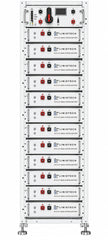 Liniotech 61.44kWh Commercial High Voltage Battery | Liniotech UL9540 LiFePO4 Energy Storage System | Sol-Ark 60K 480V & 30K 208V
