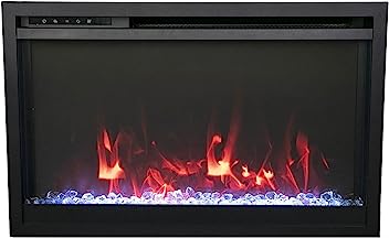 Amantii Traditional Extra slim 30 Inch Modern Smart Electric Fireplace
