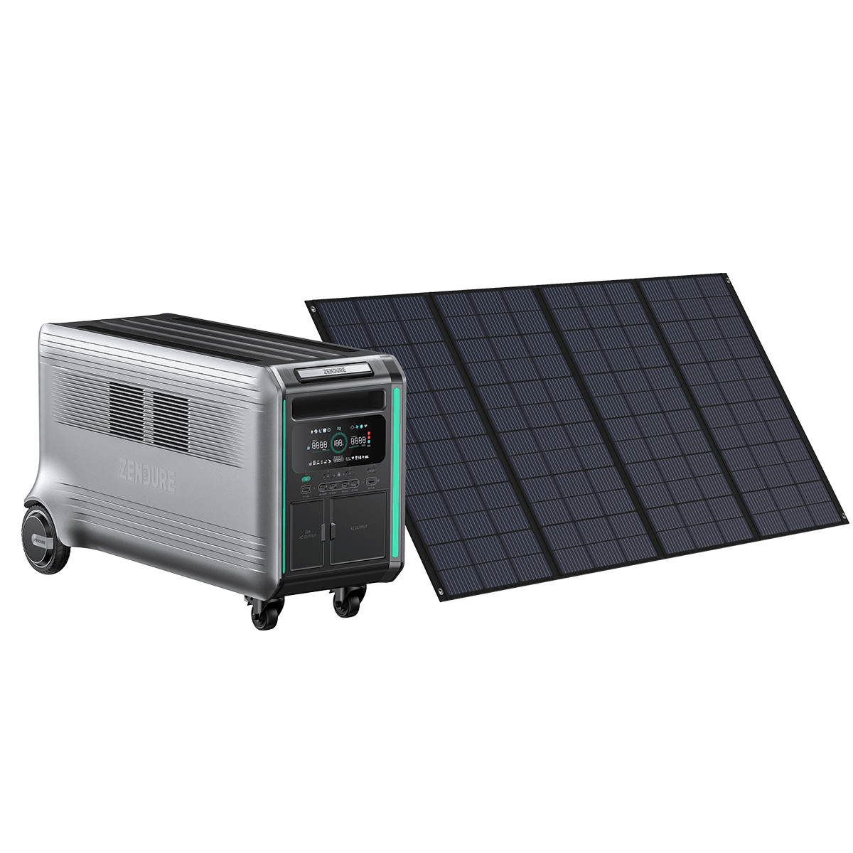 Zendure SuperBase V6400 + 400W Solar Panel - Green Vista Living