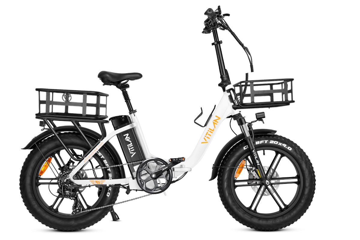 Vitilan U7 Step-thru Foldable Fat Tire Electric Bike