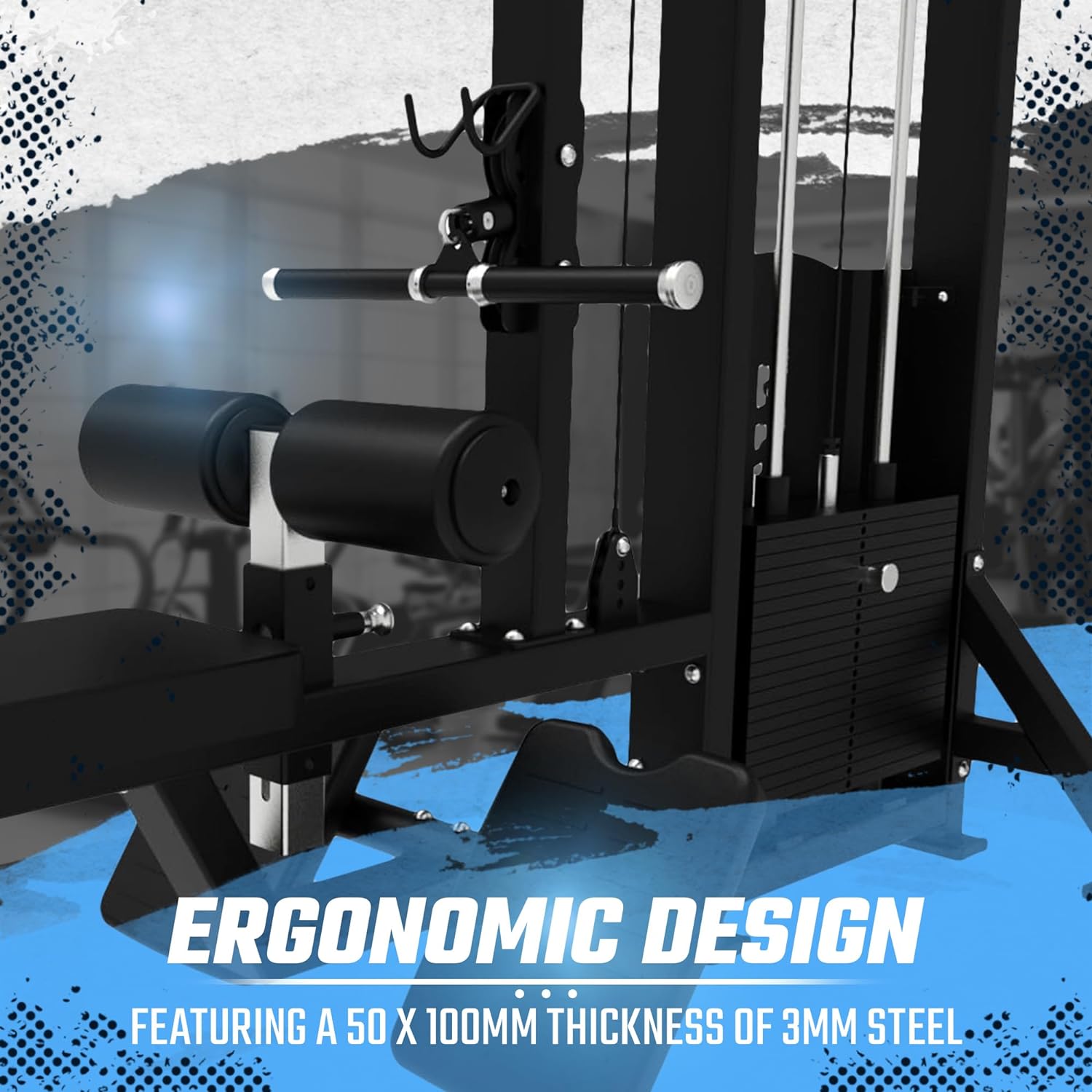 Selectorized Lat Pulldown & Low Row Combo w/ 250lb weight stack (New) Sports & Fitness Exchange