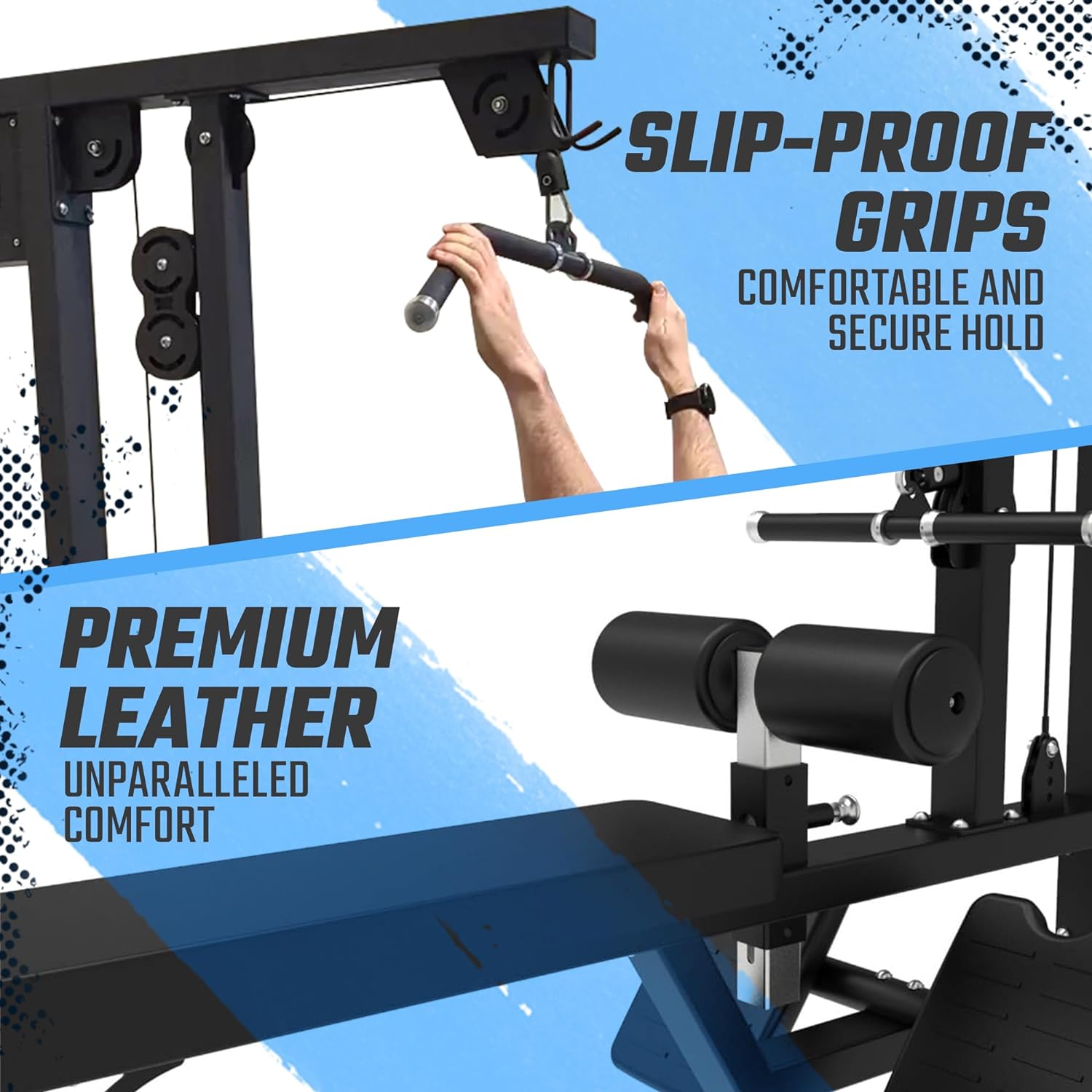 Selectorized Lat Pulldown & Low Row Combo w/ 250lb weight stack (New) Sports & Fitness Exchange