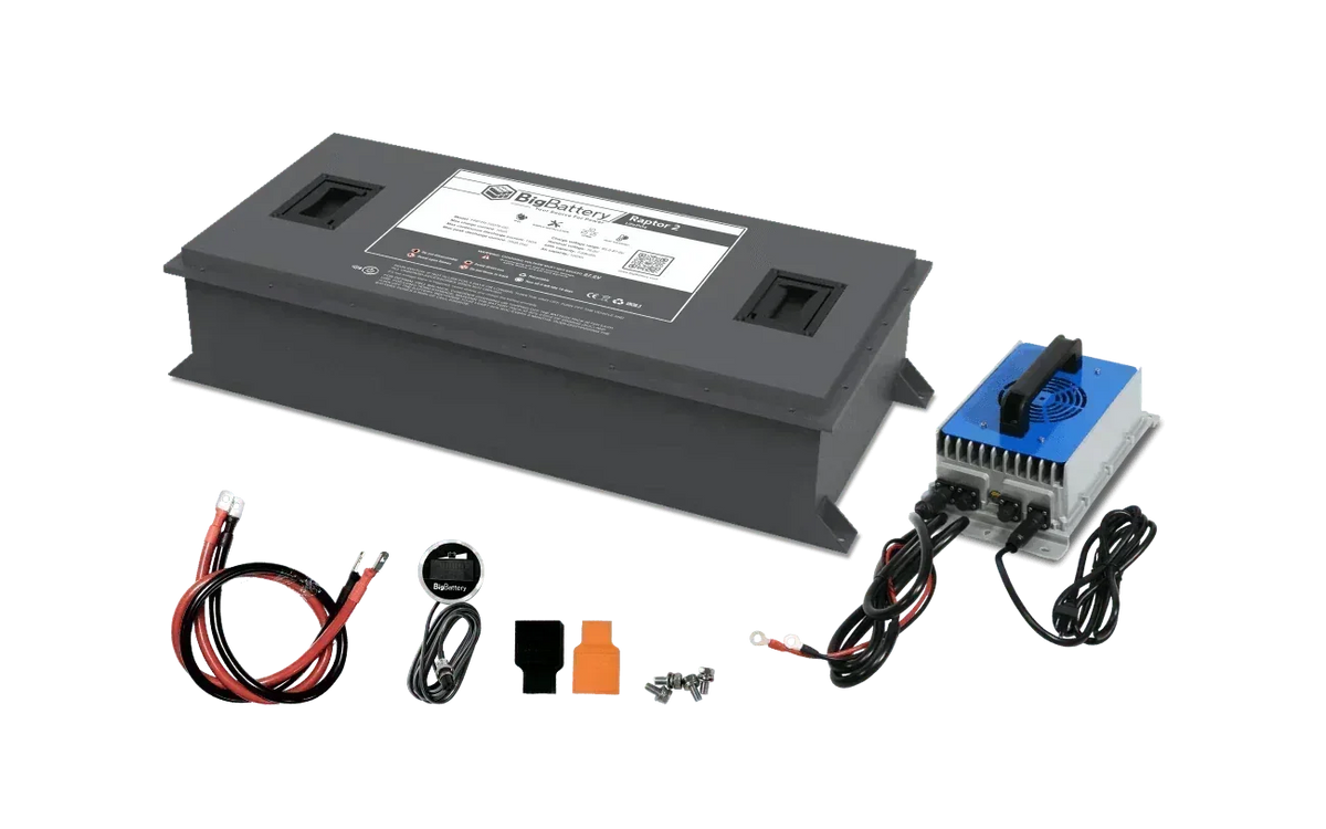 BigBattery 72V RAPTOR 2 LiFePO4 Battery | 7.68kWh | Game-Changing Power for Golf Carts - Green Vista Living