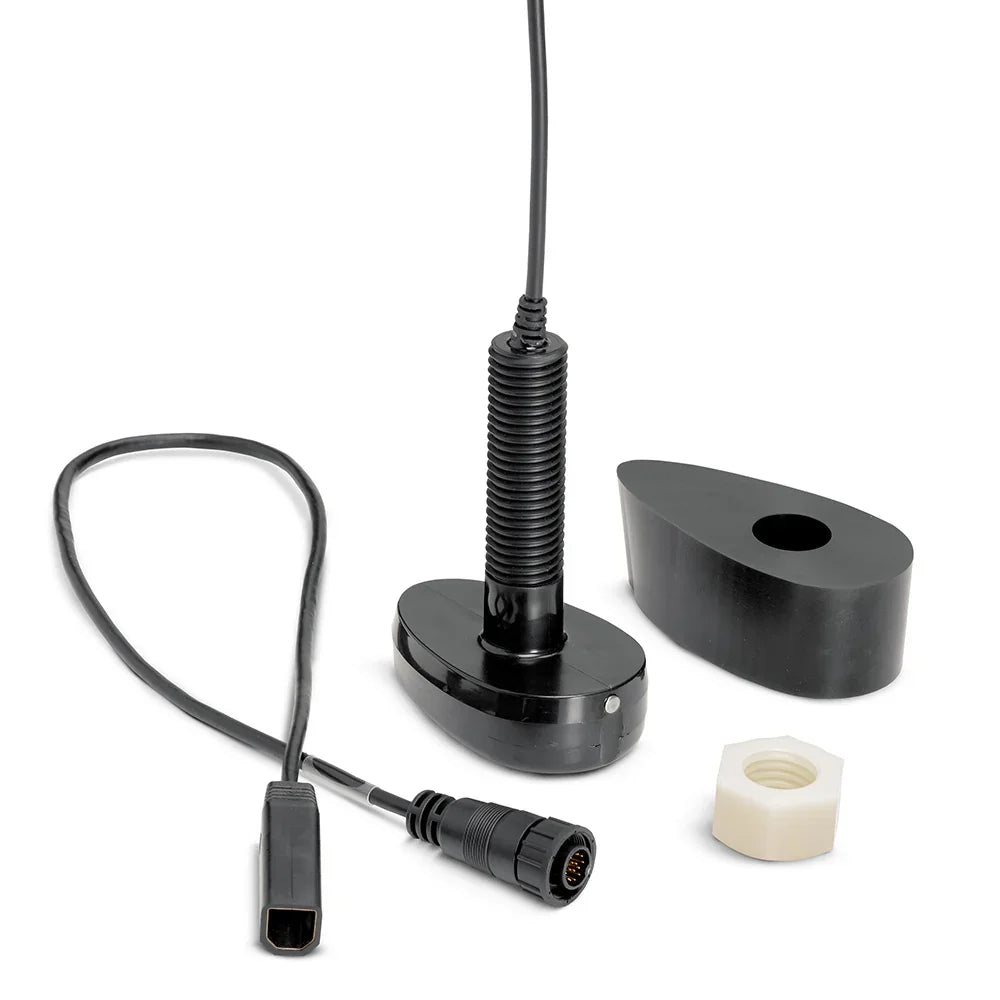 Humminbird XPTH-9-HW-T Dual Spectrum CHIRP Plastic Thru-Hull Transducer w/Temp [710279-1] Humminbird