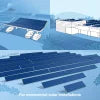 Talesun Solar 415W Solar Panel 108 Cell All-Black Bifacial TP7G54M(H)-415-BB Commercial