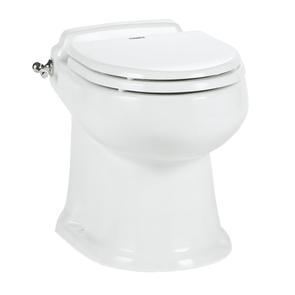 Dometic MasterFlush 8740 White Electric Macerating Toilet - Raw/Fresh Water [304874020] Dometic