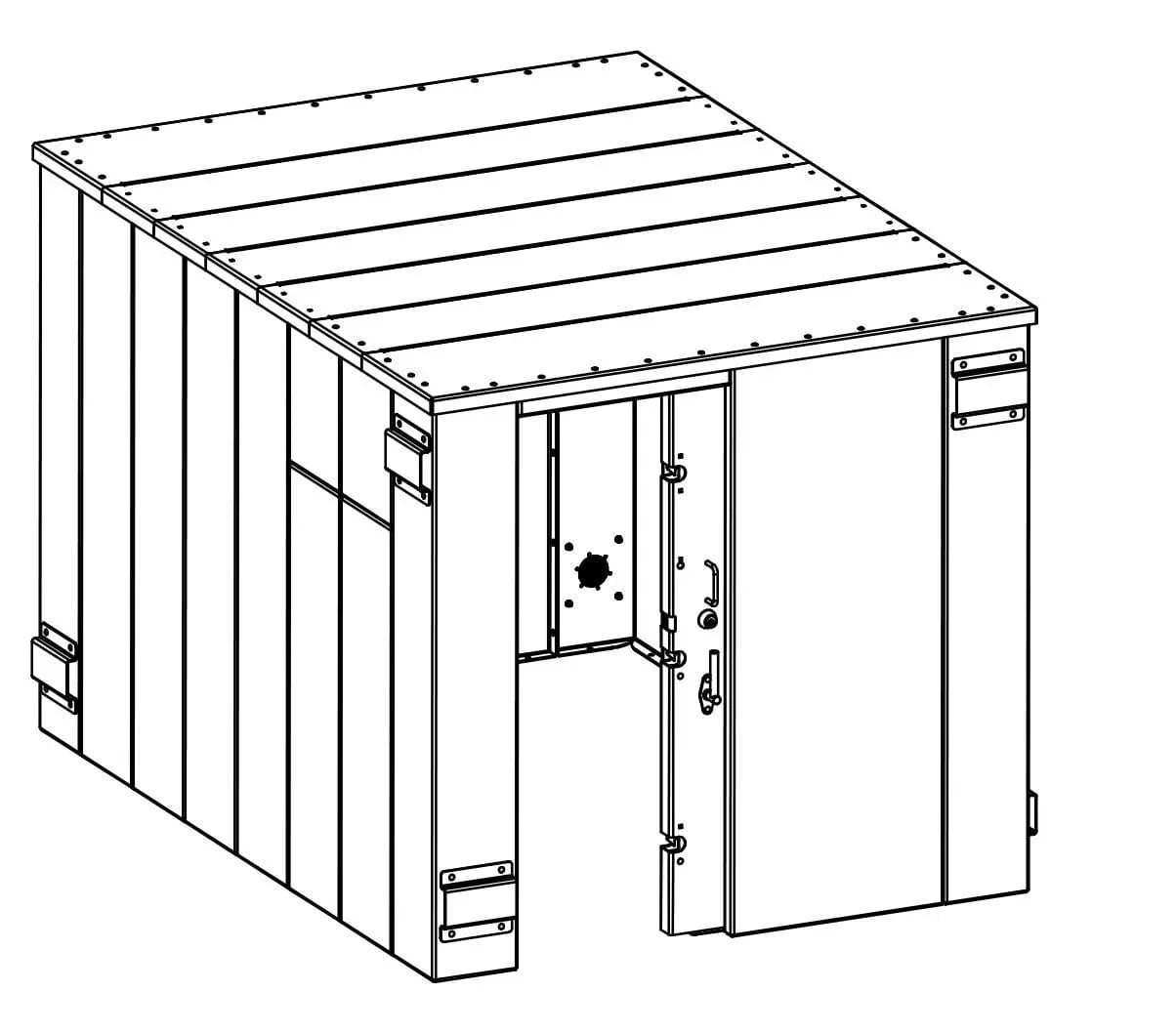Swisher ESP Safety Shelter- 20 Person Private / 12 Person Business - Green Vista Living