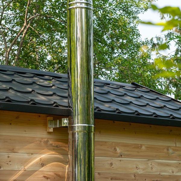 Dundalk Leisurecraft Canadian Timber Georgian Cabin Sauna with Changeroom | 6 Persons - Green Vista Living