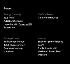 Tesla Powerwall 3 Battery 13.5kWh with Integrated 11.5kW Inverter Tesla