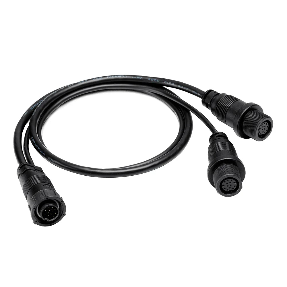 Humminbird 14 M SILR Y - SOLIX/APEX Side Imaging Left-Right Splitter Cable [720112-1] - Green Vista Living