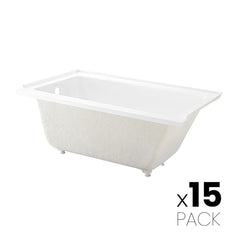 Swiss Madison Voltaire 60" x 30" Left-Hand Drain Alcove Bathtub (15 - Pack)