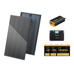 BougeRV 12V 600W High Watt Rigid Solar System Kit