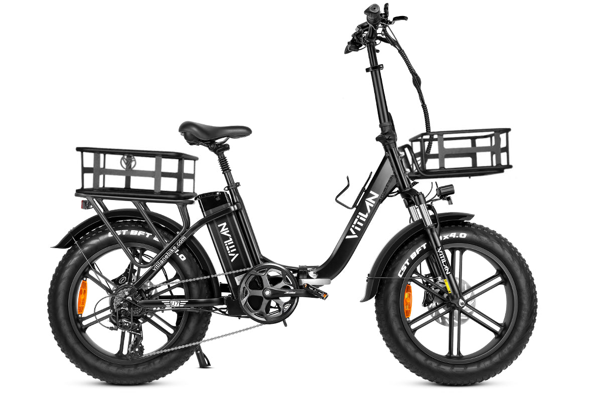 Vitilan U7 Step-thru Foldable Fat Tire Electric Bike