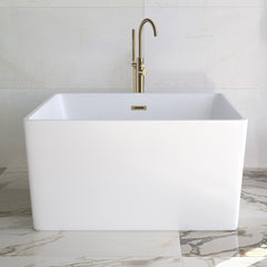 Swiss Madison Voltaire 47" Square Freestanding Bathtub
