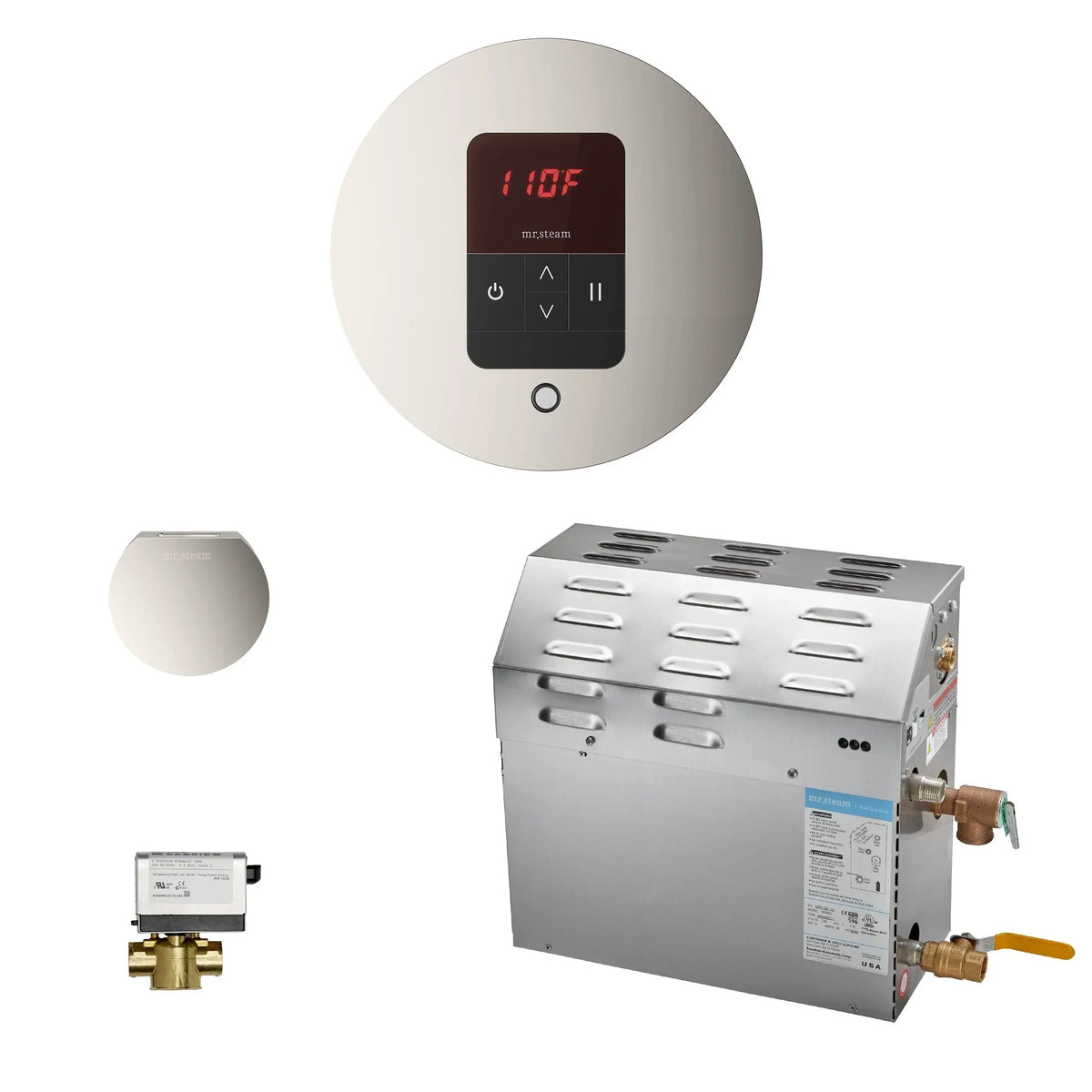Mr. Steam MS (iTempo) 6 kW (6000 W) Steam Shower Generator Package with iTempo Control - Green Vista Living