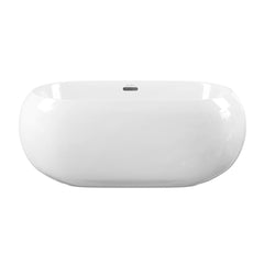 Swiss Madison Plaisir 63" Freestanding Bathtub