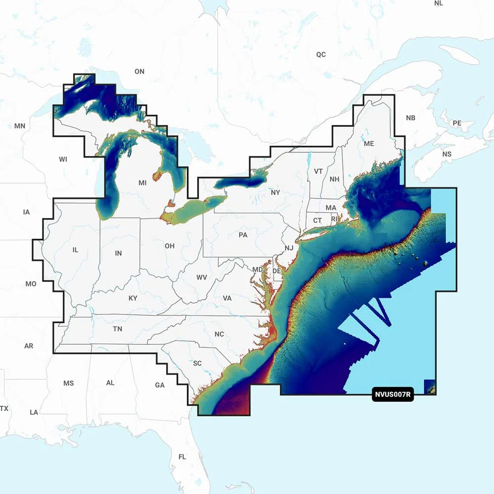 Garmin Navionics Vision+ NVUS007R U.S. East [010-C1291-00] - Green Vista Living