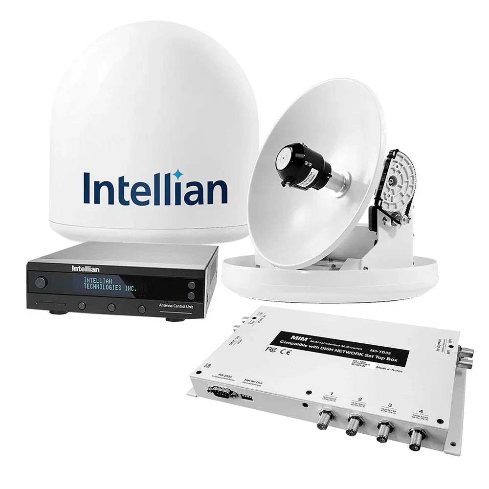 Intellian i2 US System w/DISH/Bell MIM-2 (w/3M RG6 Cable) 15M RG6 Cable [B4-209DN2] - Green Vista Living