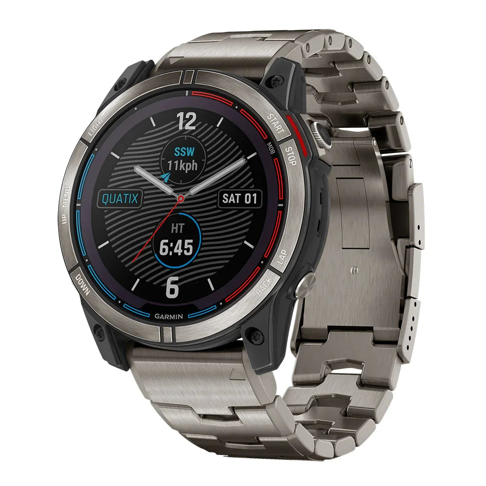 Garmin quatix 7 - Solar Edition Marine GPS Smartwatch w/Solar Charging [010-02541-60] - Green Vista Living