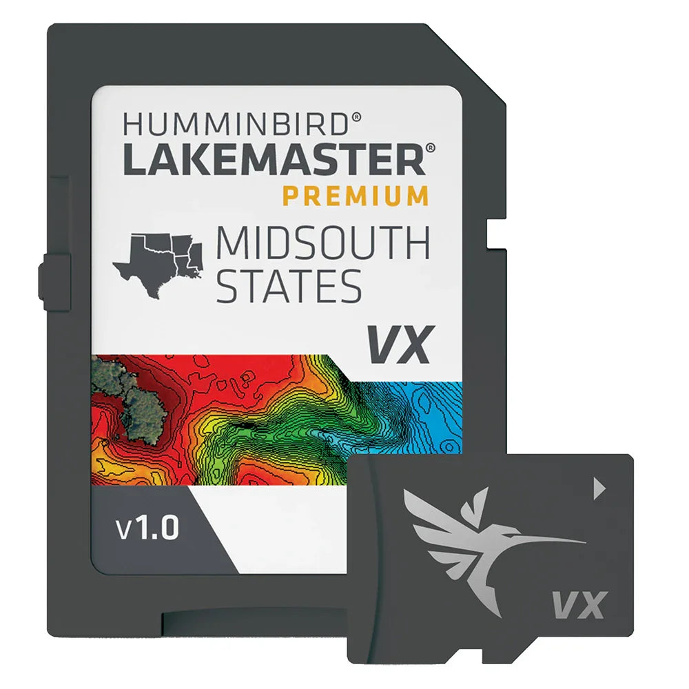 Humminbird LakeMaster VX Premium - Mid-South States [602005-1] - Green Vista Living
