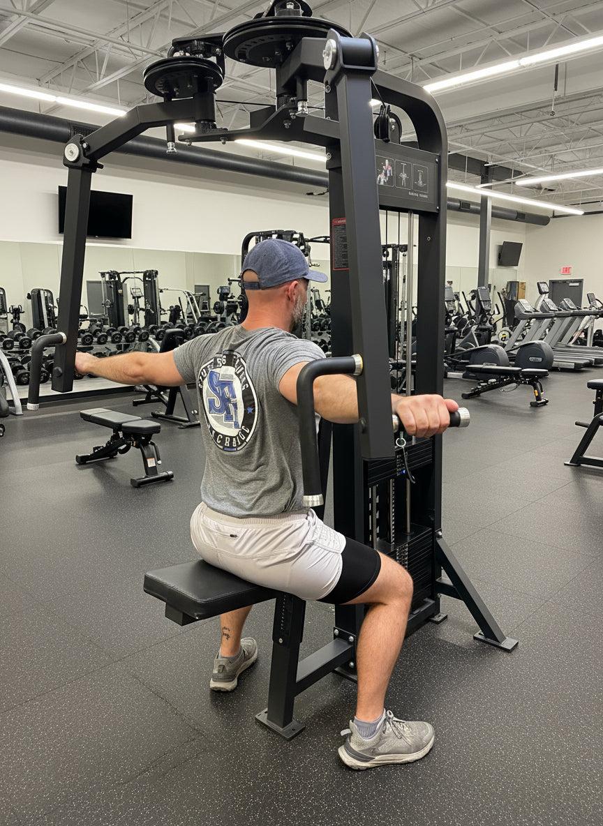 Selectorized Pec Fly & Rear Delt Fly (Pec Deck) w/ 250lb weight stacks (New) Sports & Fitness Exchange