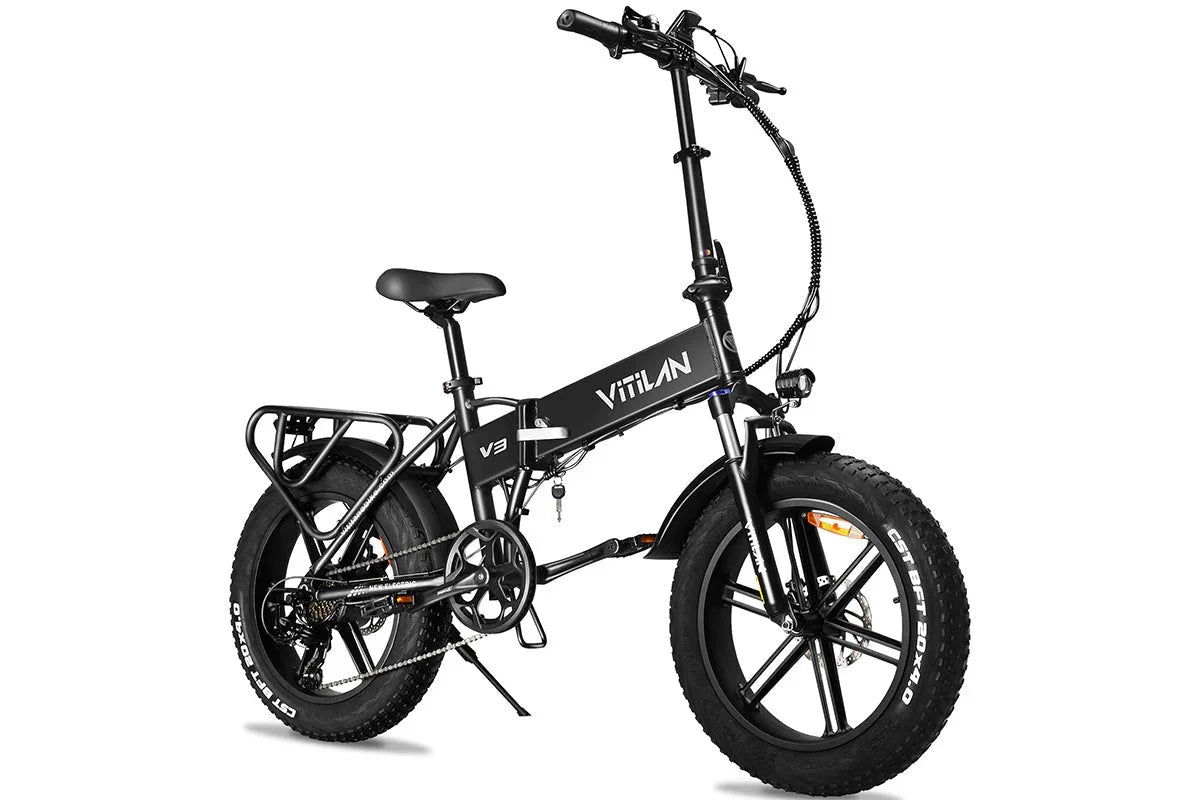 Vitilan V3 2.0 Folding Fat Tires Adult All Terrain Electric Bike Vitilan