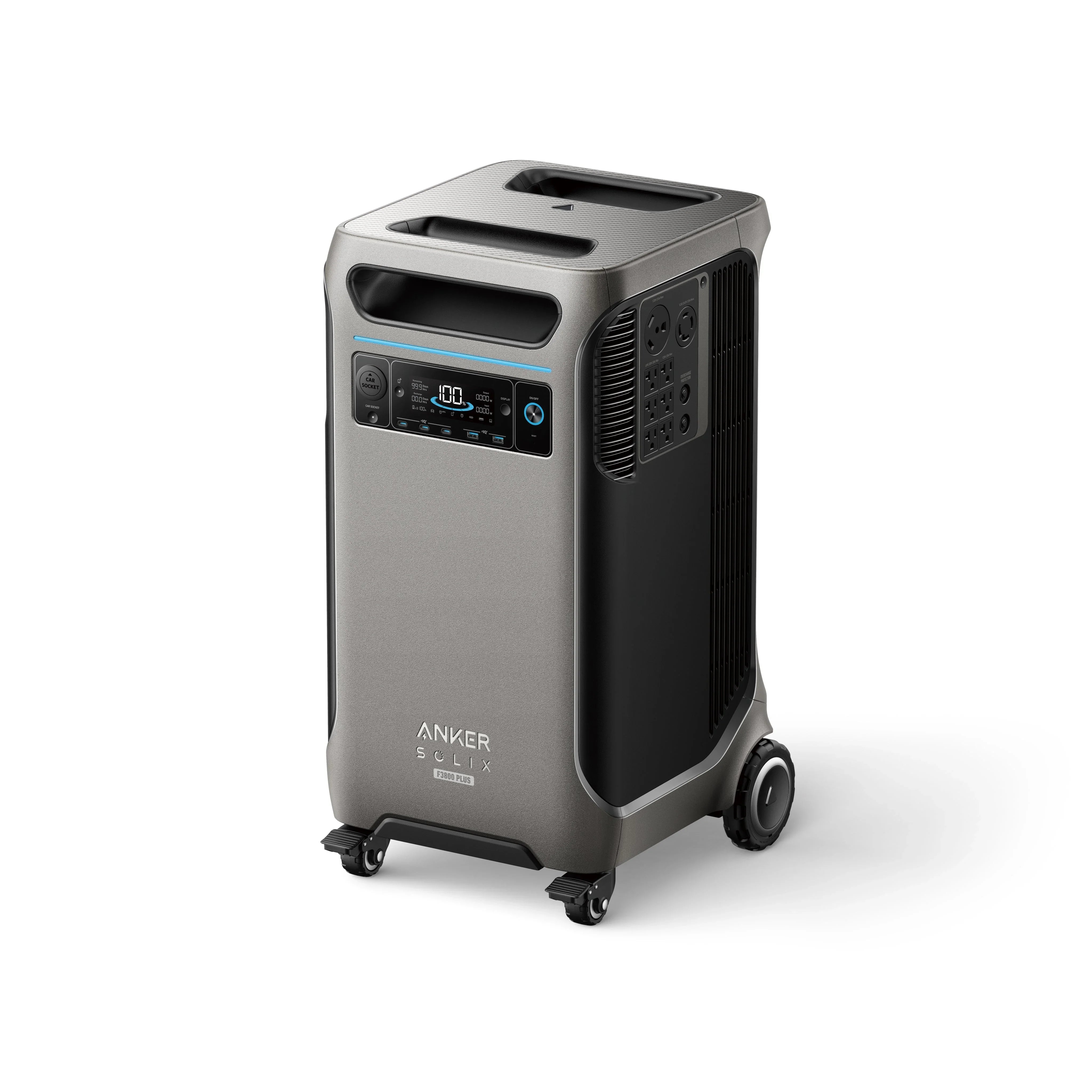 Anker SOLIX F3800 Plus Portable Power Station (With a Free Anker SOLIX F3800 Plus Protective Cover Bag) Anker