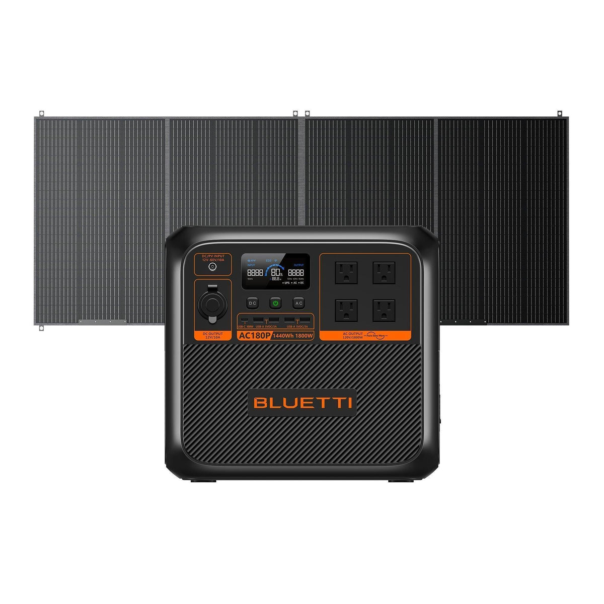 BLUETTI AC180P Portable Power Station Solar Generator - Green Vista Living