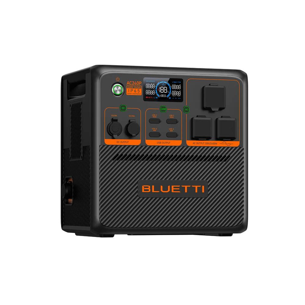 BLUETTI AC240P Portable Power Station Solar Generator (2,400W | 1,843Wh) - Green Vista Living