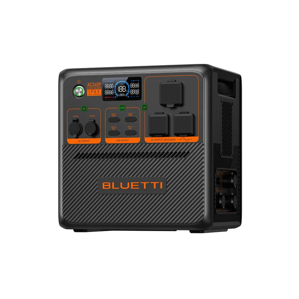 BLUETTI AC240P Portable Power Station Solar Generator (2,400W | 1,843Wh) - Green Vista Living