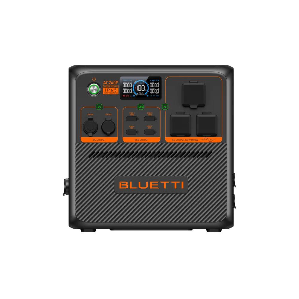 BLUETTI AC240P Portable Power Station Solar Generator (2,400W | 1,843Wh) - Green Vista Living