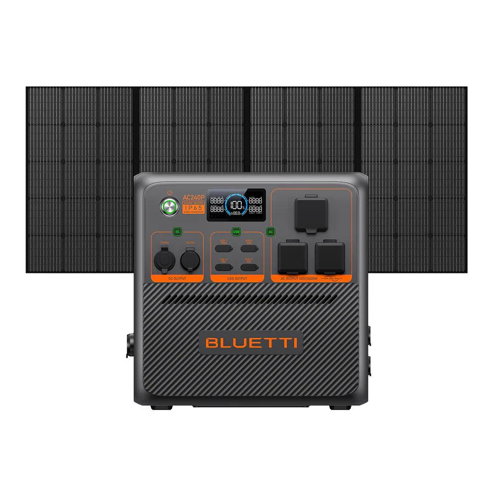 BLUETTI AC240P Portable Power Station Solar Generator (2,400W | 1,843Wh) - Green Vista Living