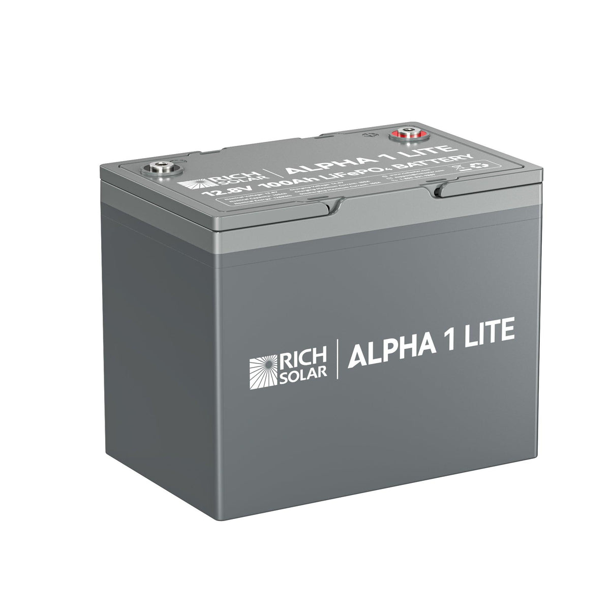 ALPHA 1 LITE | 12V 100Ah LiFePO4 Battery | Lightweight 12V Lithium Battery for RVs, Trailers, Vans, Boats, Off-Grid | 4,000 Lifetime Cycles | Best Value - Green Vista Living