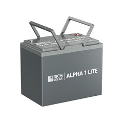 ALPHA 1 LITE | 12V 100Ah LiFePO4 Battery | Lightweight 12V Lithium Battery for RVs, Trailers, Vans, Boats, Off-Grid | 4,000 Lifetime Cycles | Best Value - Green Vista Living