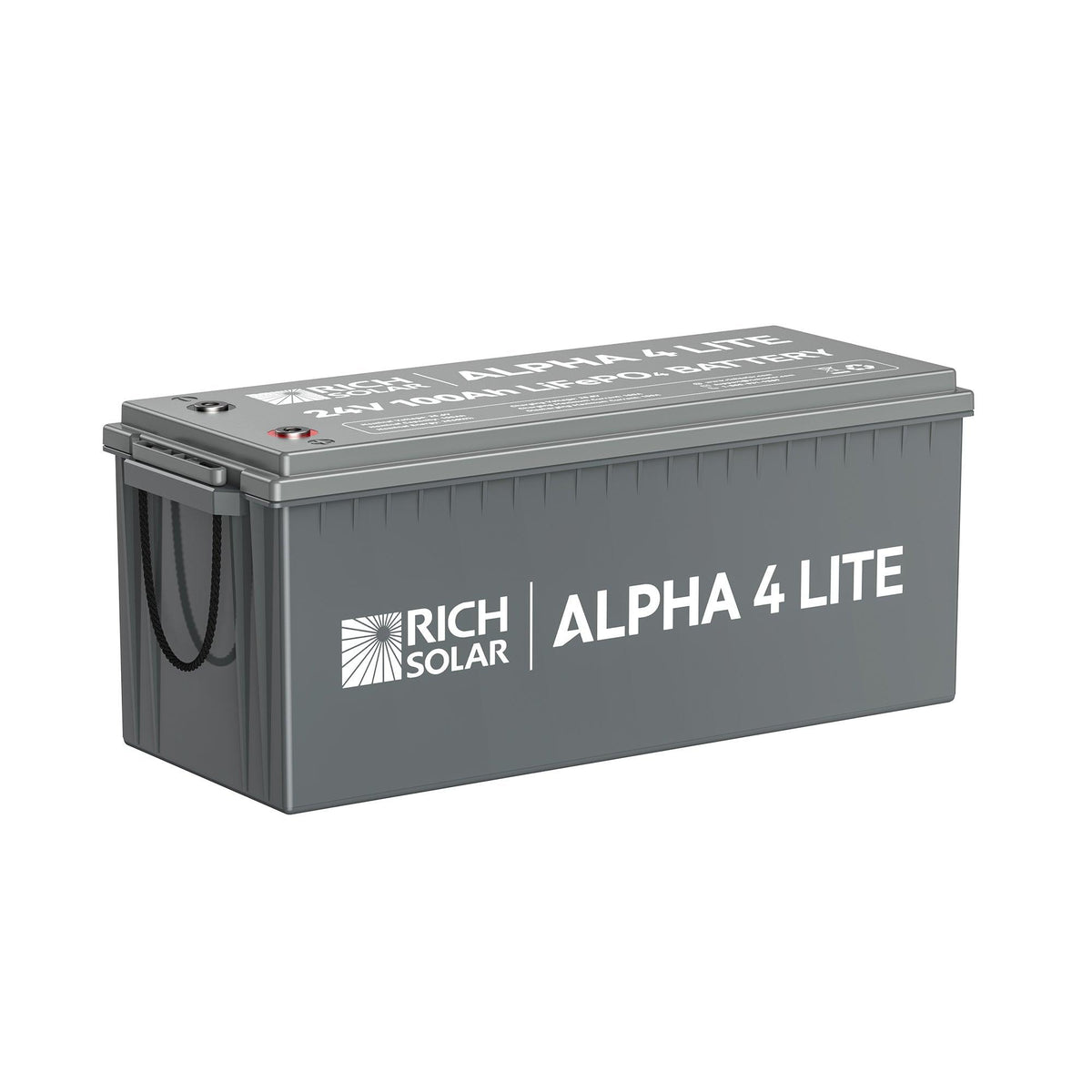 ALPHA 4 LITE | 24V 100Ah LiFePO4 Battery | Fast-Charging 24V Lithium Battery for RVs, Trailers, Vans, Boats, Off-Grid, Backup | 4,000 Lifetime Cycles | Best Value - Green Vista Living