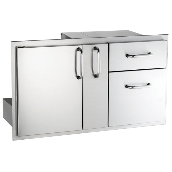 AOG 36" Door/Double Drawer Combo with Platter Storage - 18-36-SSDD