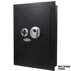 Barska 0.52 Cu. ft Black Biometric Wall Saf