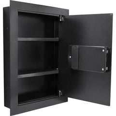 Barska 0.52 Cu. ft Black Biometric Wall Saf