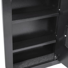 Barska 0.52 Cu. ft Black Biometric Wall Saf