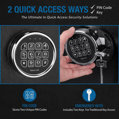 Barska FV1000 FireVault Fireproof Keypad Safe