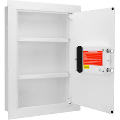 Barska 0.52 Cu. ft Right Opening Wall Safe, White