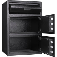Barska 1.6/2 Cu. ft Dual Compartment Keypad Depository Safe