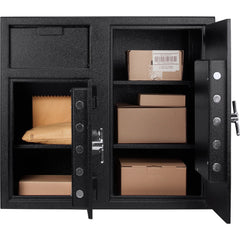 Barska 2.58/4.68 Cu. ft Dual Compartment Keypad Depository Safe
