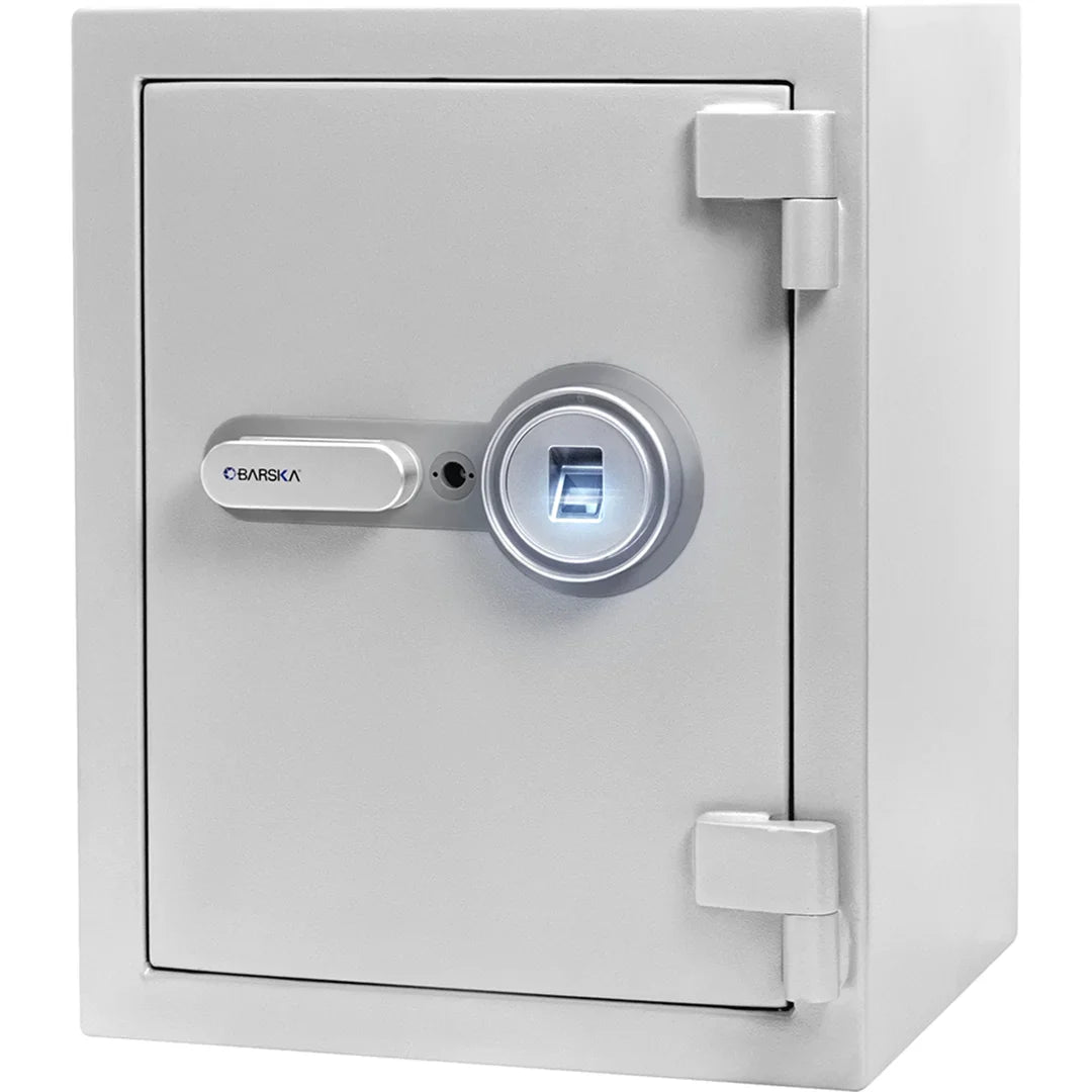 Barska 1.64 Cu. ft Biometric Fireproof Security Safe, Grey