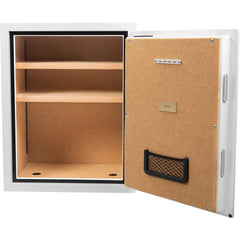 Barska 4.48 Cu. ft Biometric Fireproof Security Safe, White